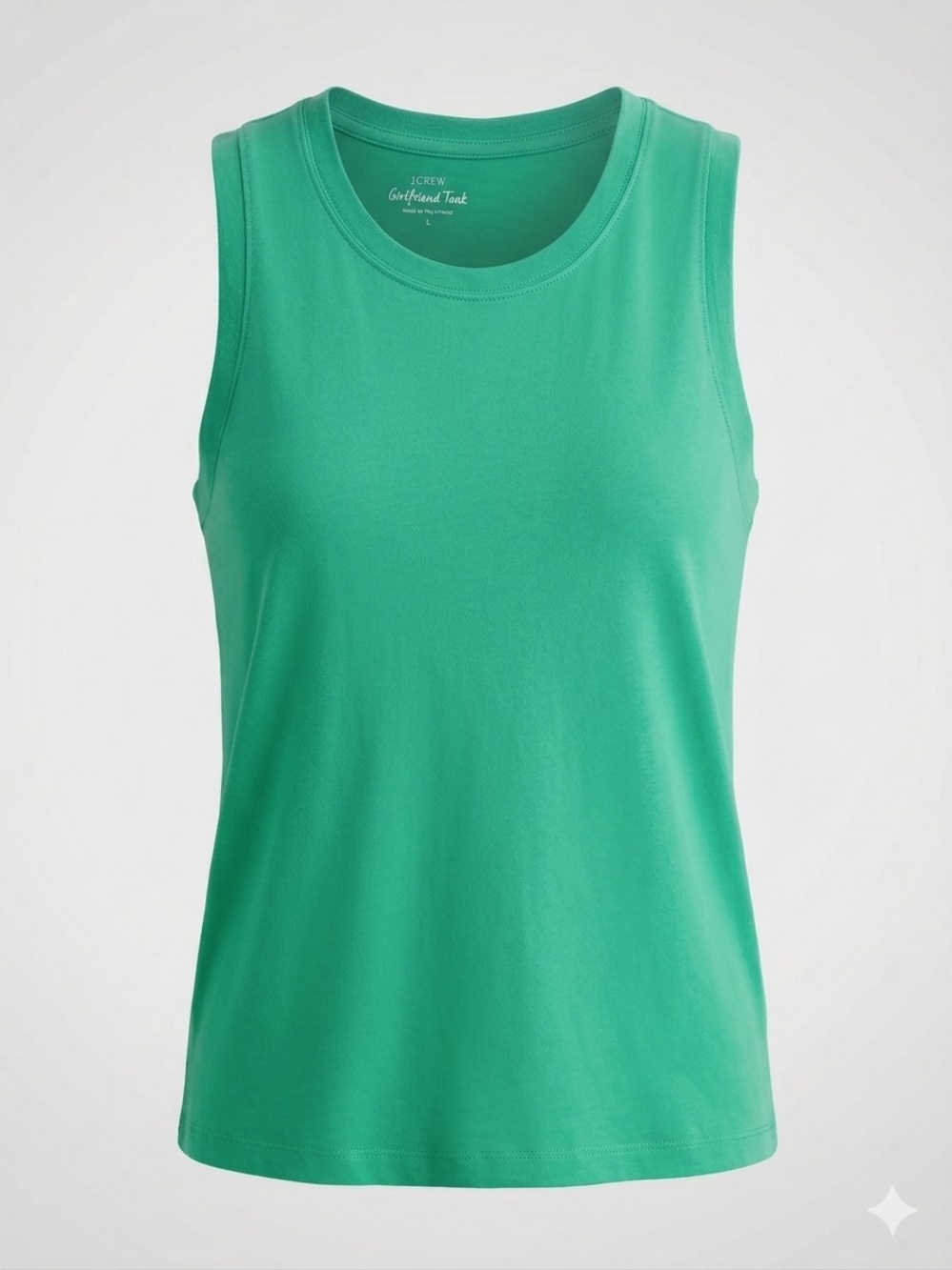 J. Crew Bright Green Sleeveless Tank Top - Picture 3 of 7